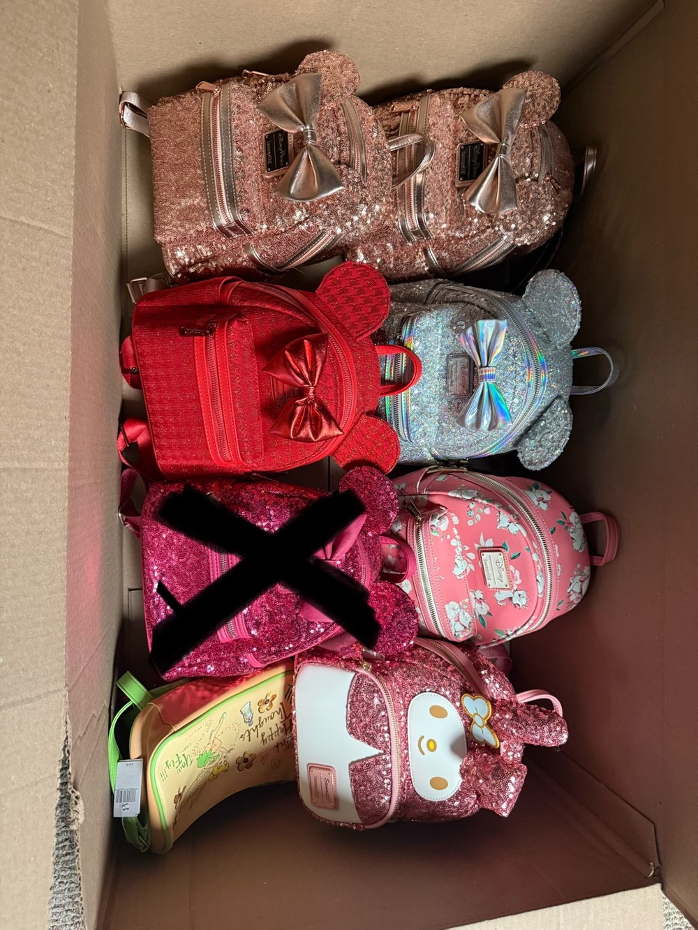 6 Disney Loungefly Bags